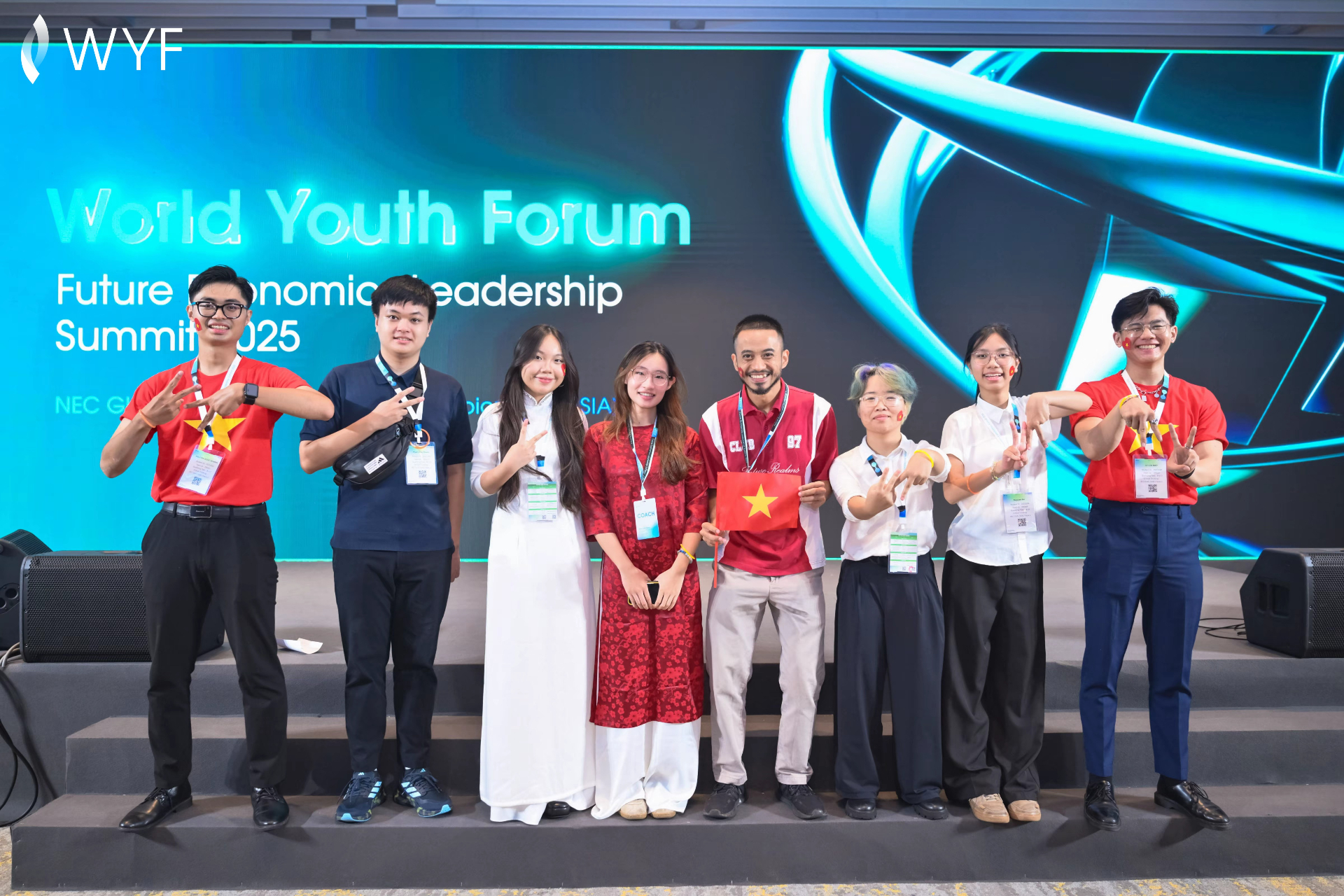 Học sinh Việt Nam tại Youth Voice Ceremony — WYF FELS 2025